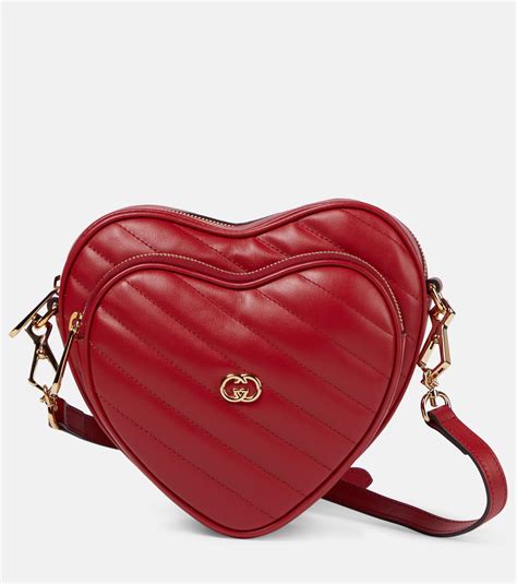 gucci handbag with heart|gucci interlocking shoulder bag.